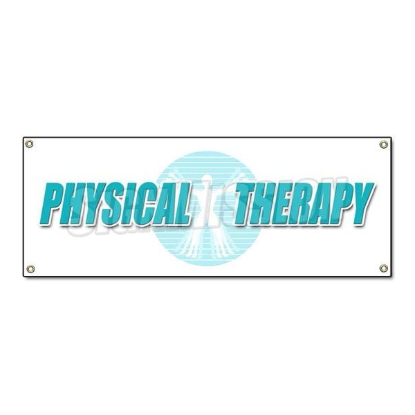 PHYSICAL THERAPY BANNER SIGN therapist signs PT massage rehab rehabilitation